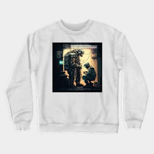 Drawings of robots Crewneck Sweatshirt